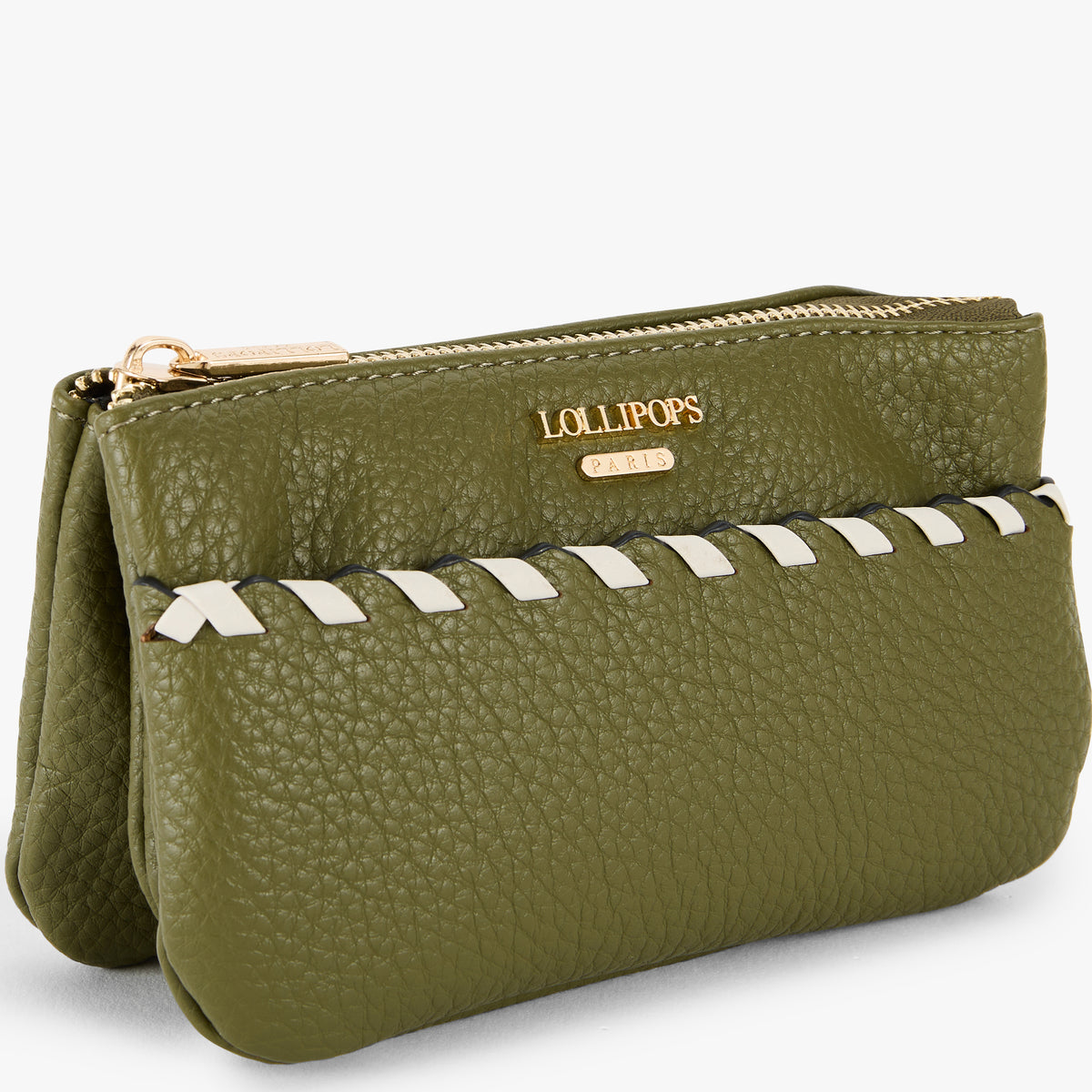 Portefeuille kaki Pivoine