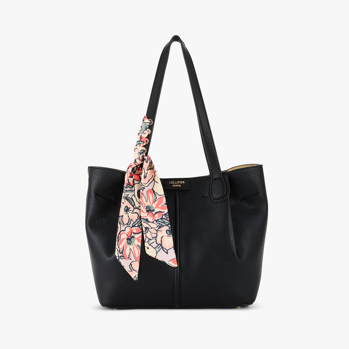 Grand sac shopper noir Priska