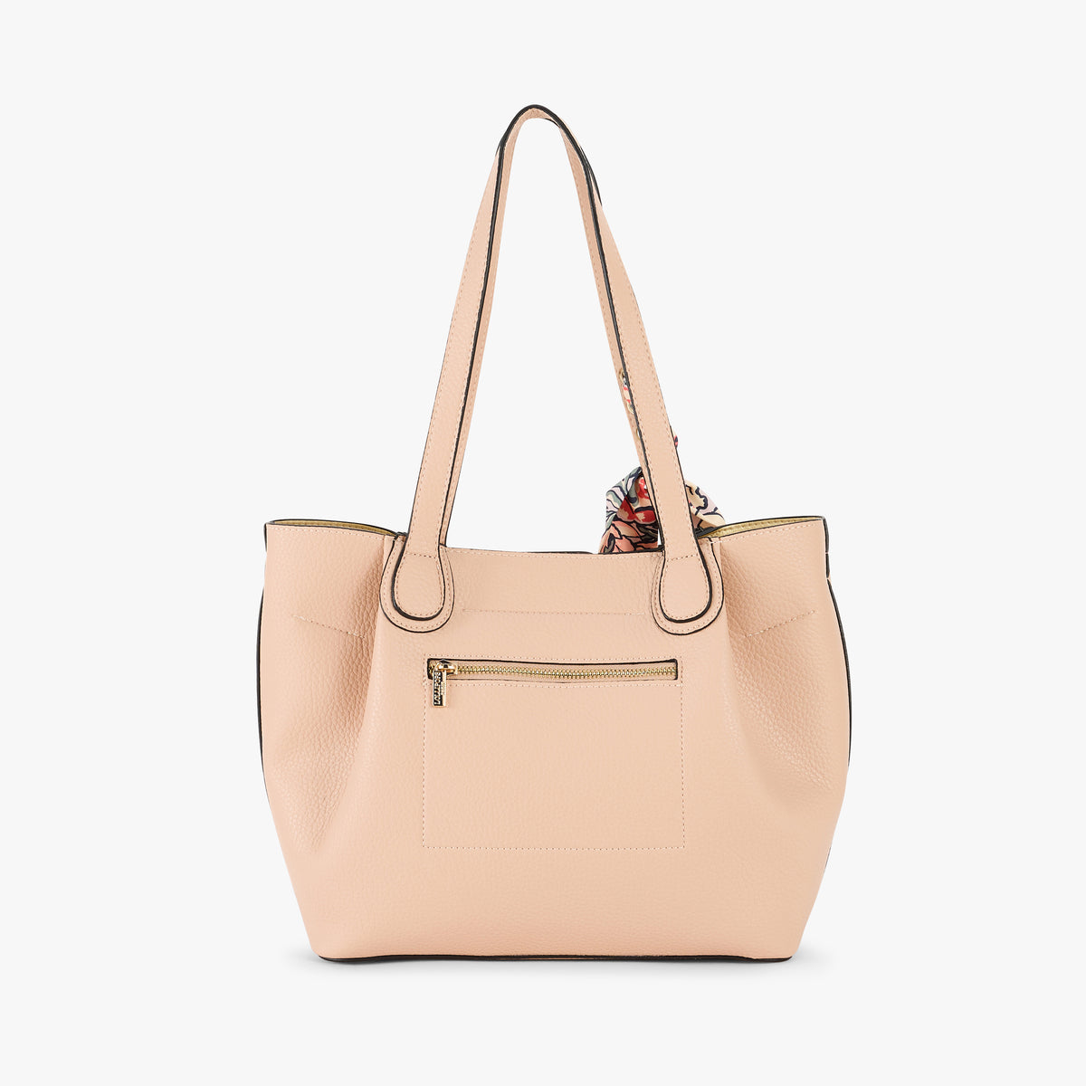 Grand sac shopper nude Priska