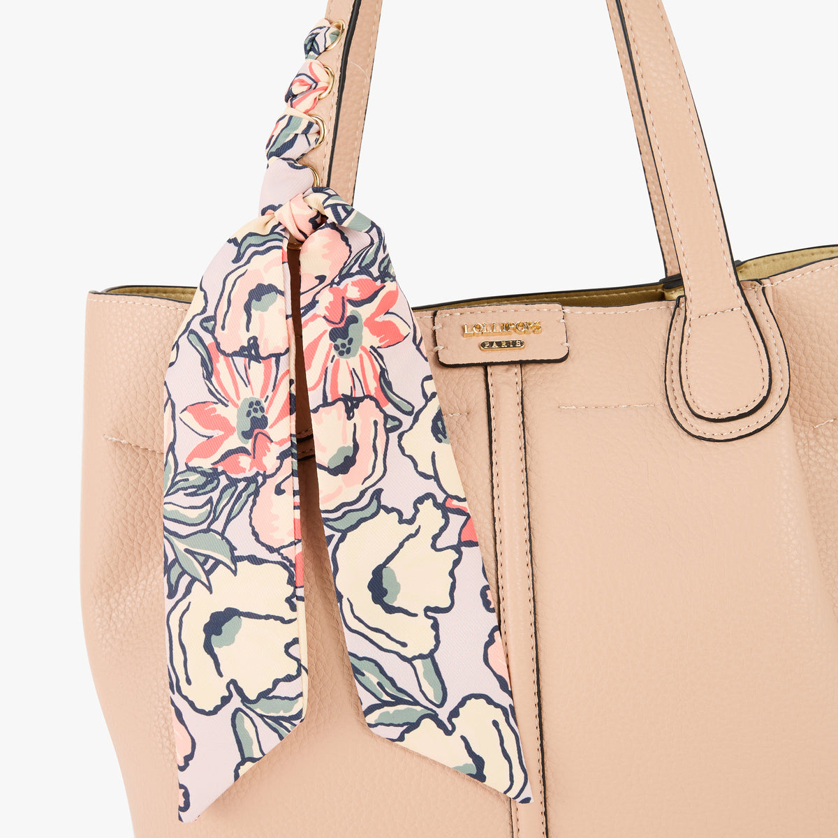 Grand sac shopper nude Priska