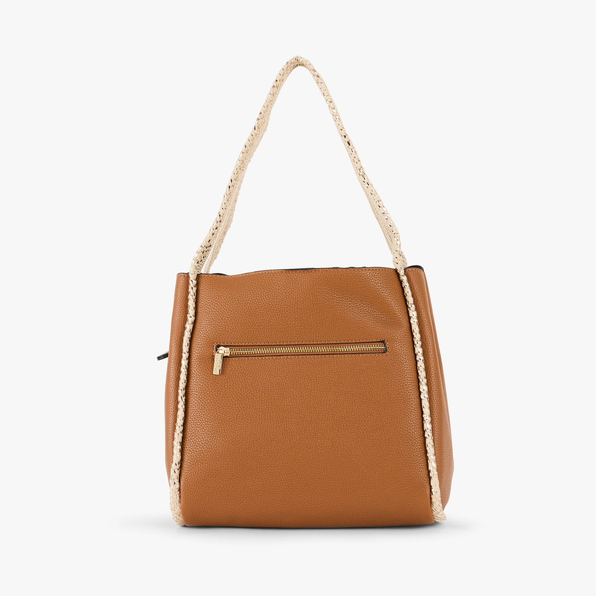 Grand sac shopper beige Pema