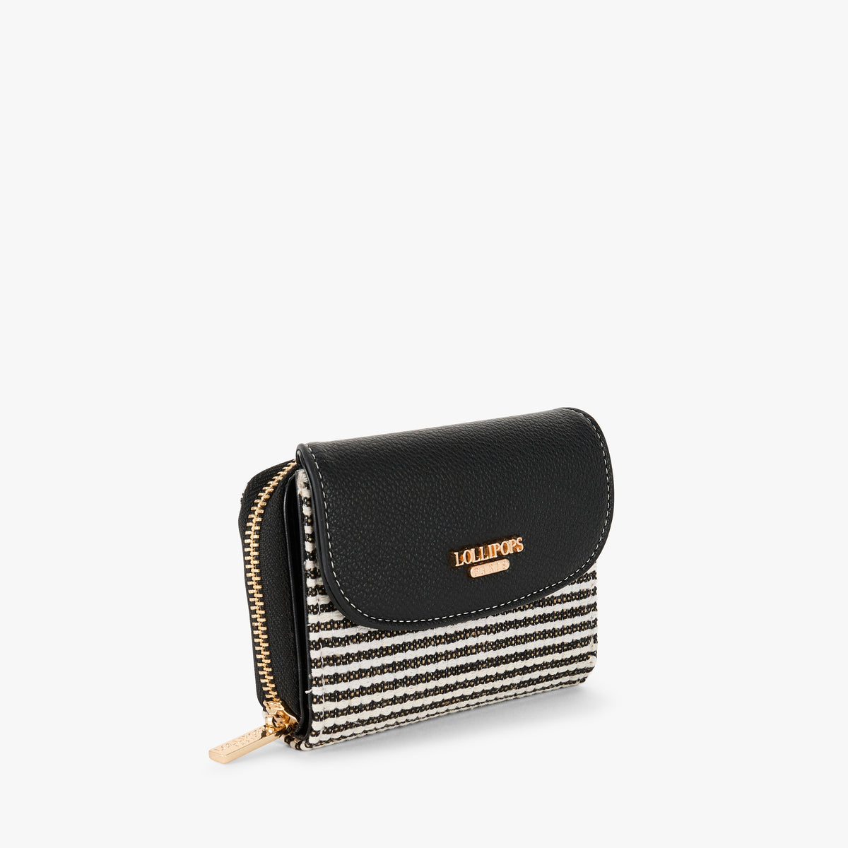 Petit portefeuille noir Petula