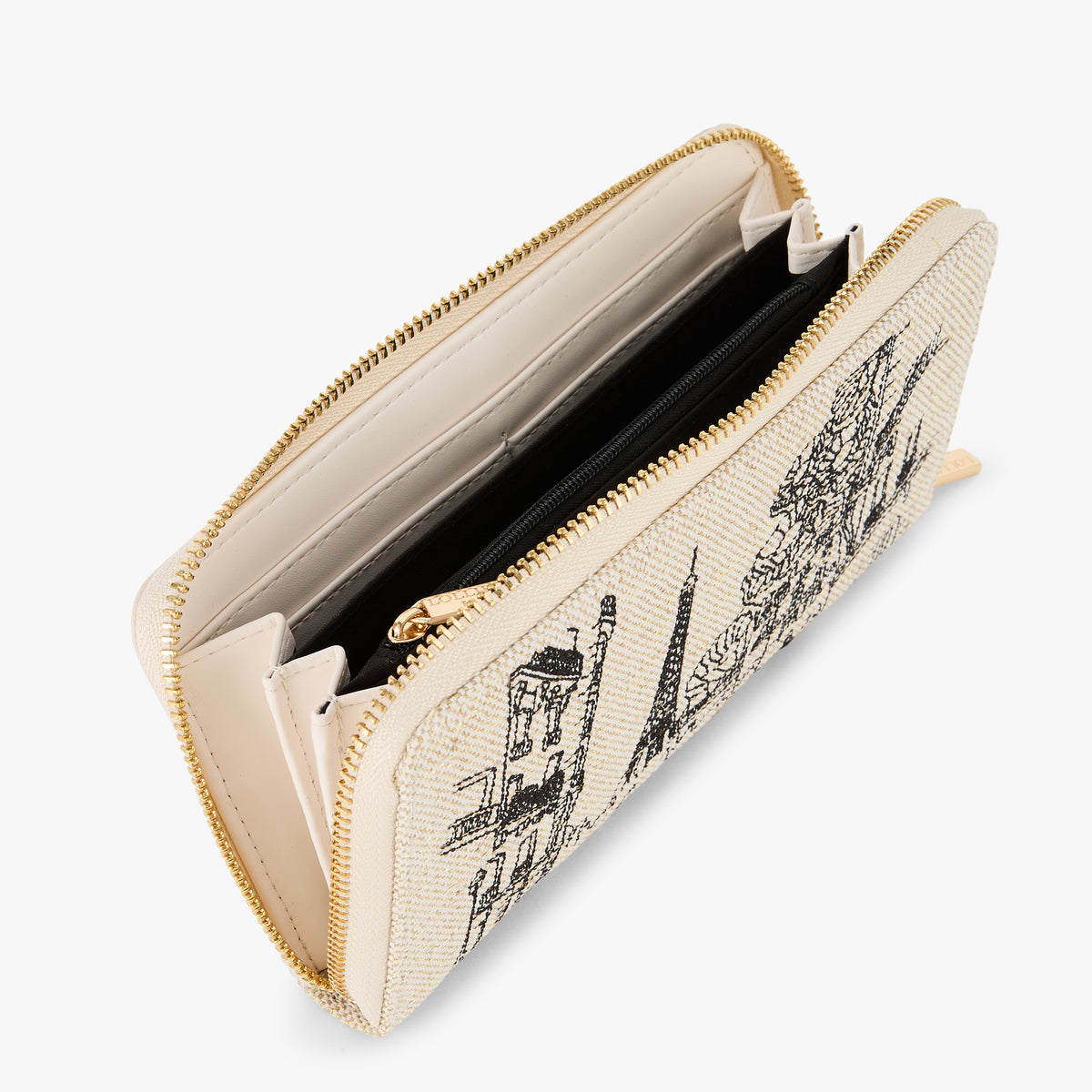 Grand portefeuille blanc Pierette