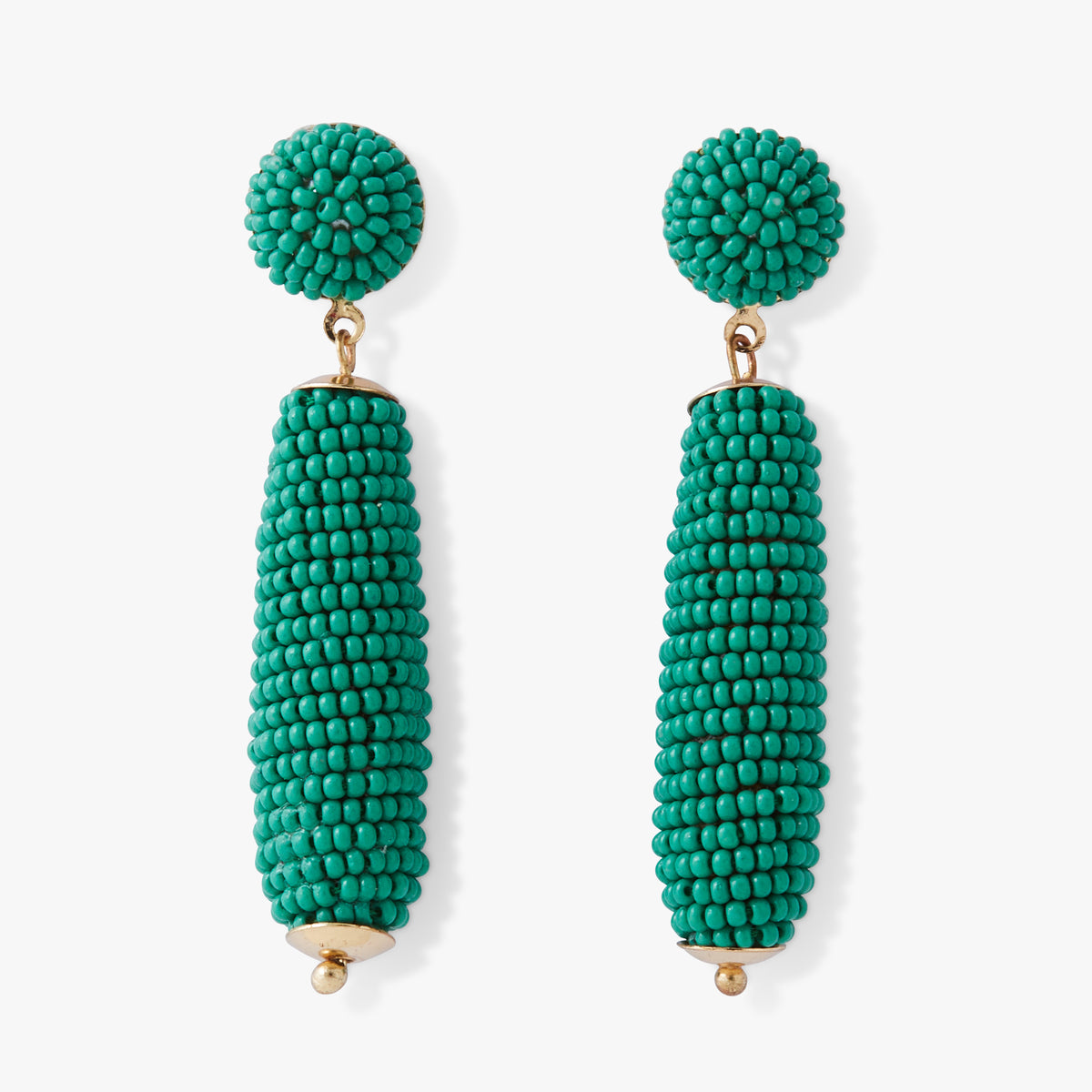 Boucles d'oreilles goutte en perles de rocailles Tropical Feel