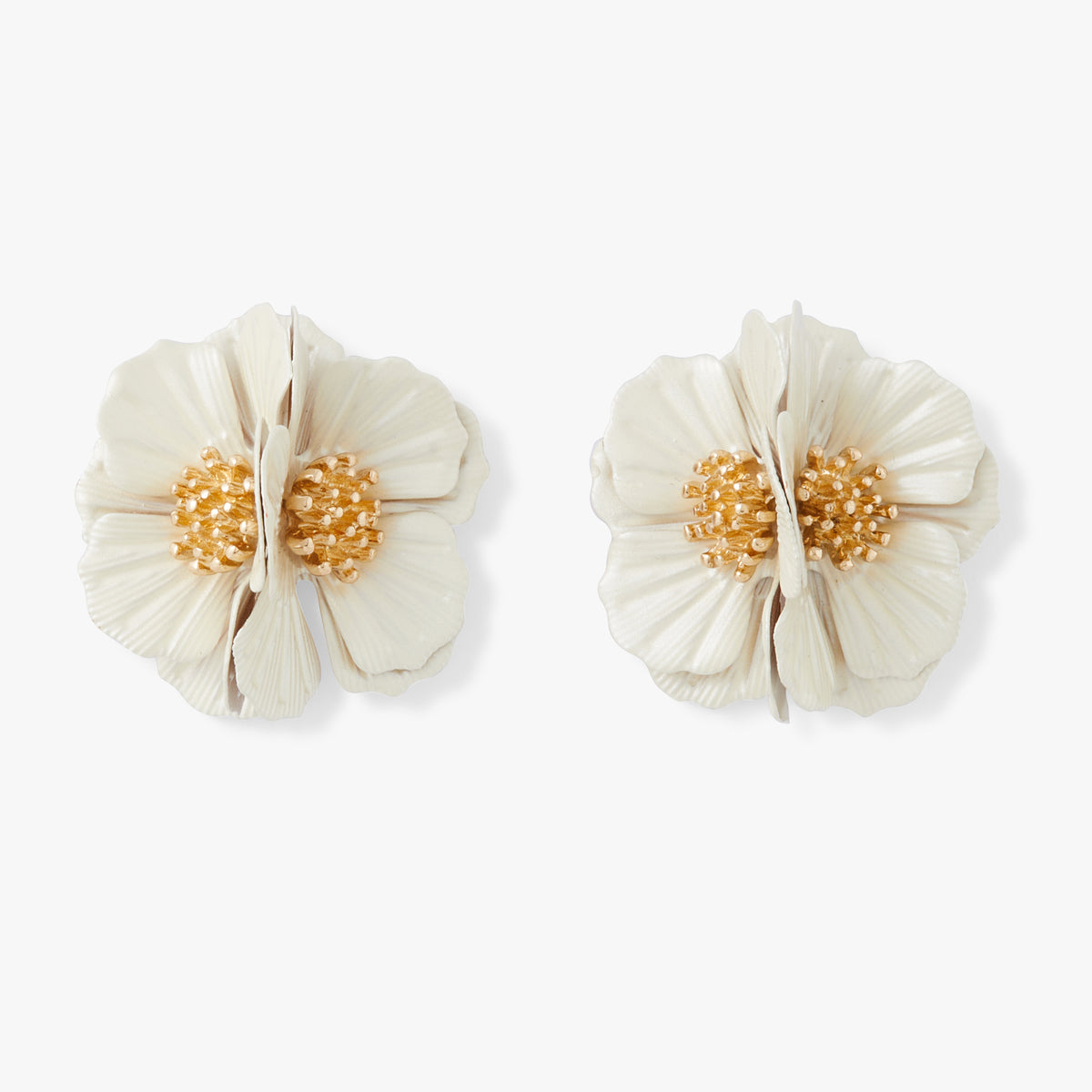Boucles d'oreilles fleurs - Ivory Bloom