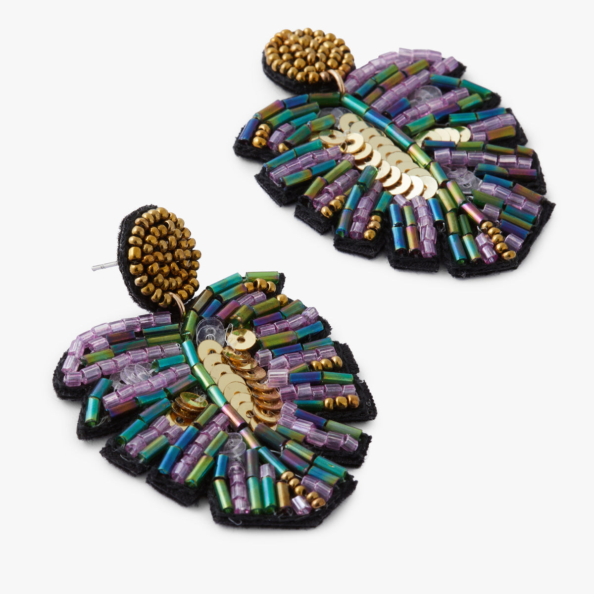 Boucles d'oreilles feuilles de monstera Tropical Feel