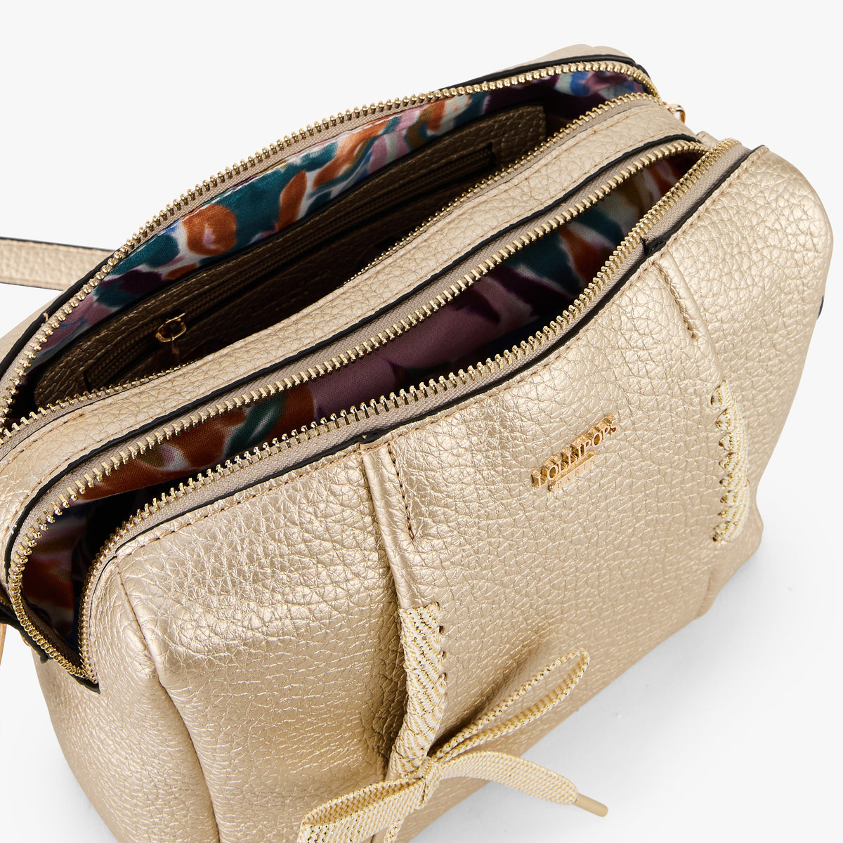 Sac porté épaule dore Pegguy