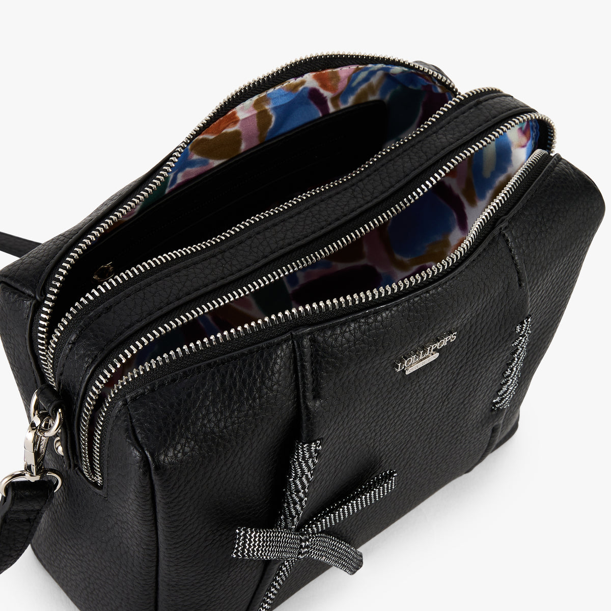 Sac porté épaule noir Pegguy