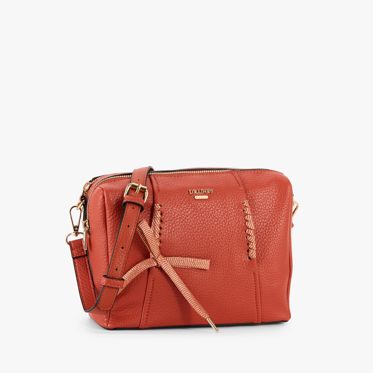 Sac porté épaule brique Pegguy