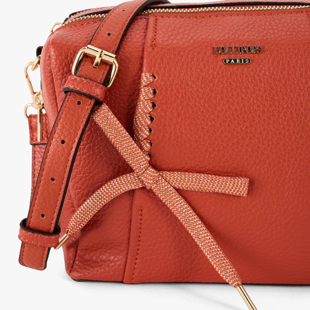 Sac porté épaule brique Pegguy