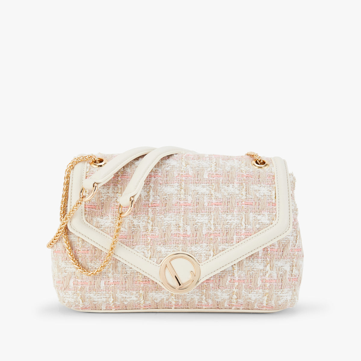 Sac porté épaule beige Paula