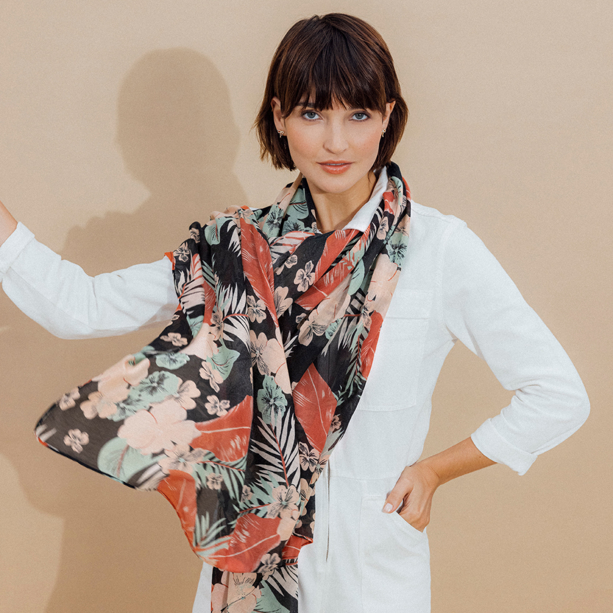 Foulard rectangulaire Palila