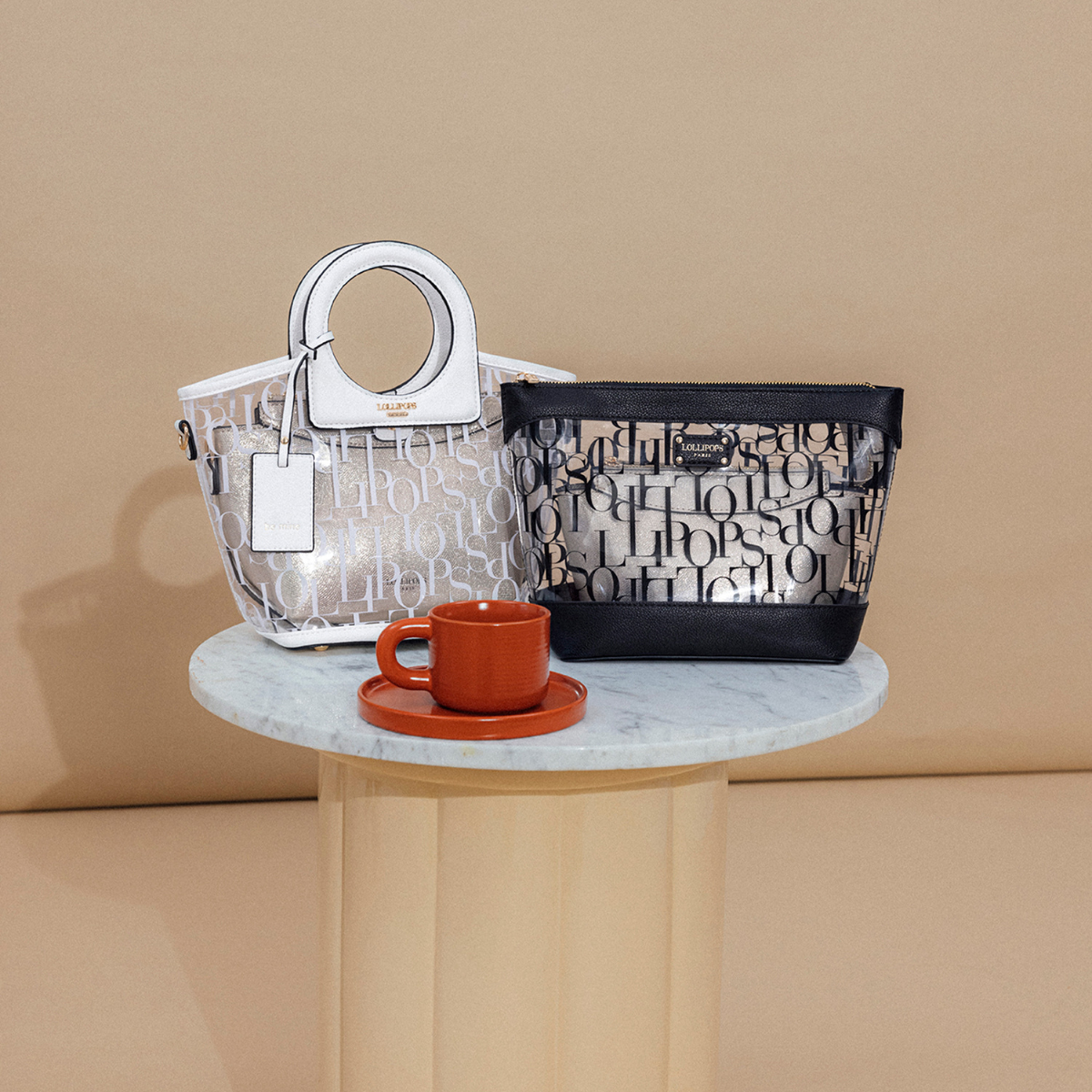 Sac shopper M blanc Pemala