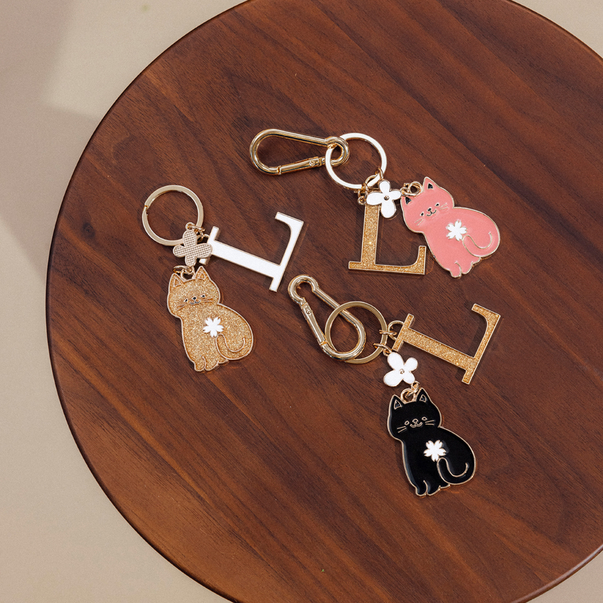 Porte-clés dore Pracha