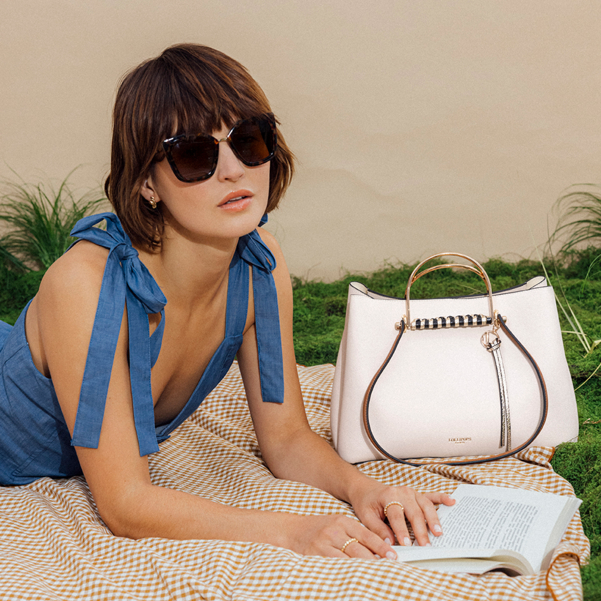 Sac shopper M ivoire P-Kitami