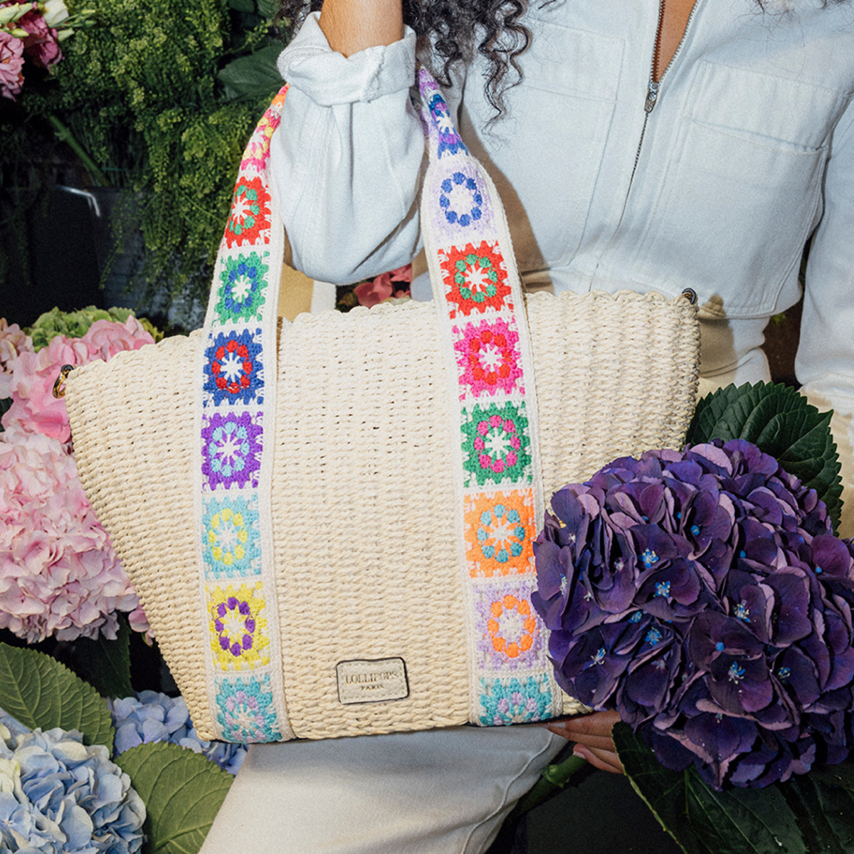 Sac panier beige Pietra