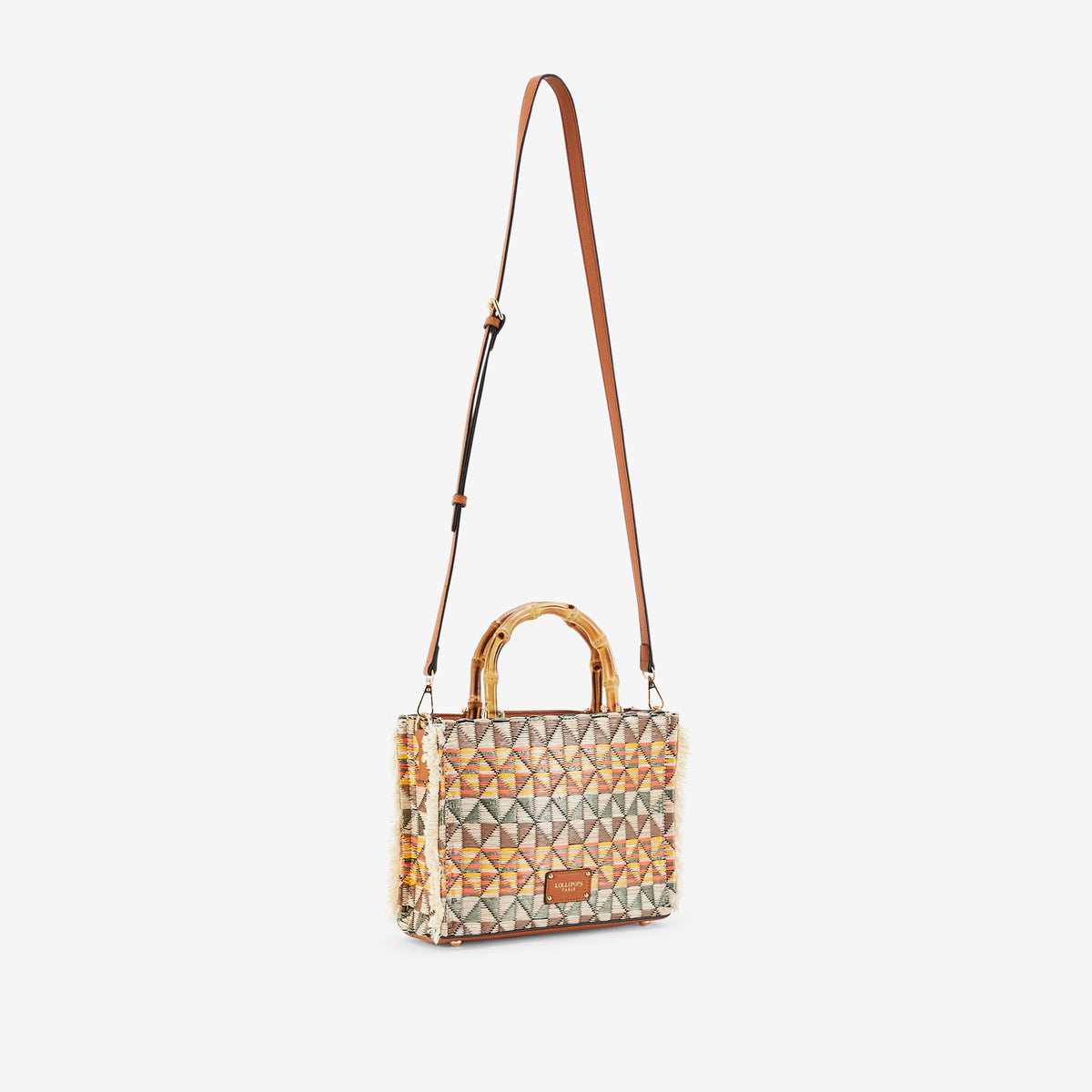 Sac shopper M bleu Polly