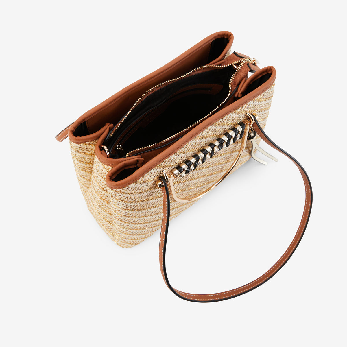 Sac shopper M doré P-Kitami