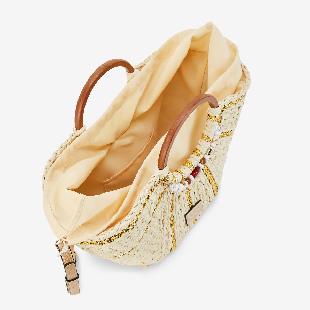 Grand panier beige Petronille