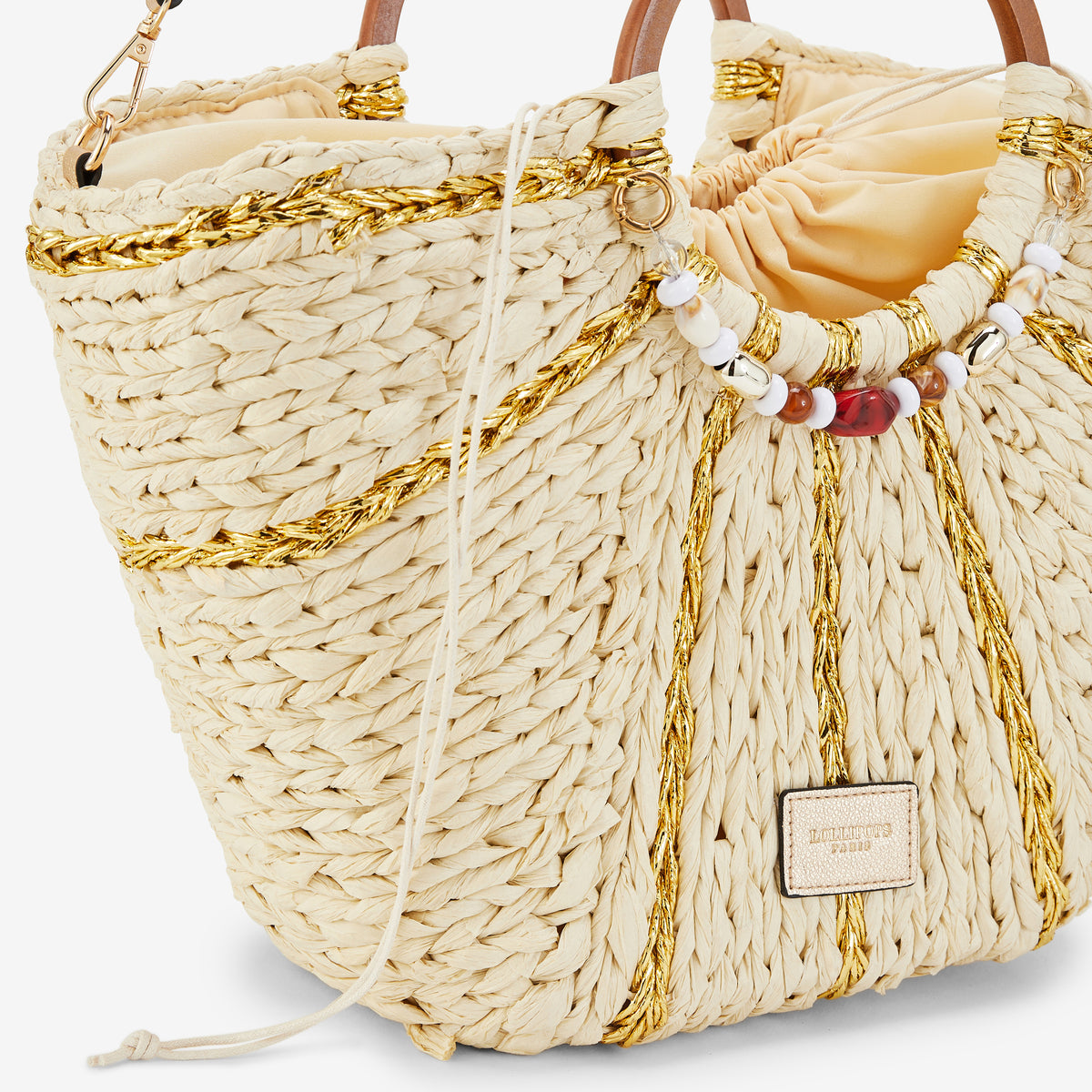 Grand panier beige Petronille