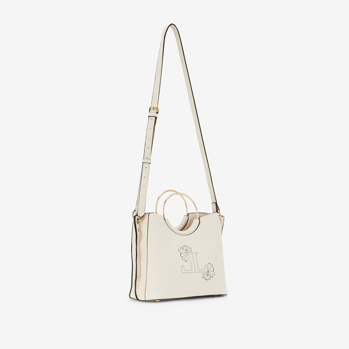 Petit sac shopper ivoire Poldie