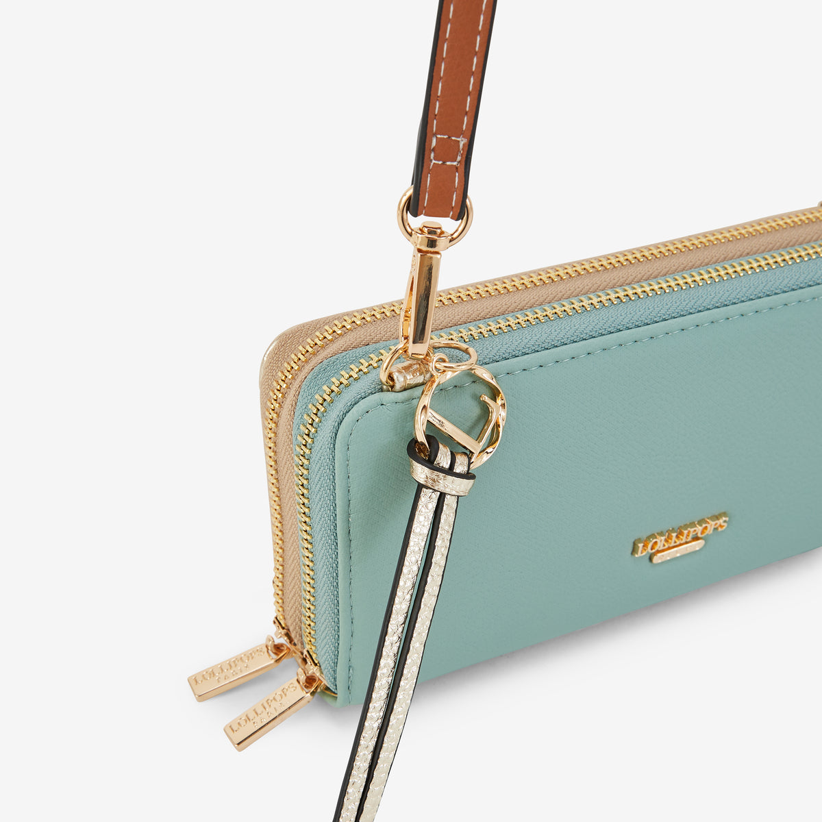 Pochette de voyage vert aqua P-Kitami
