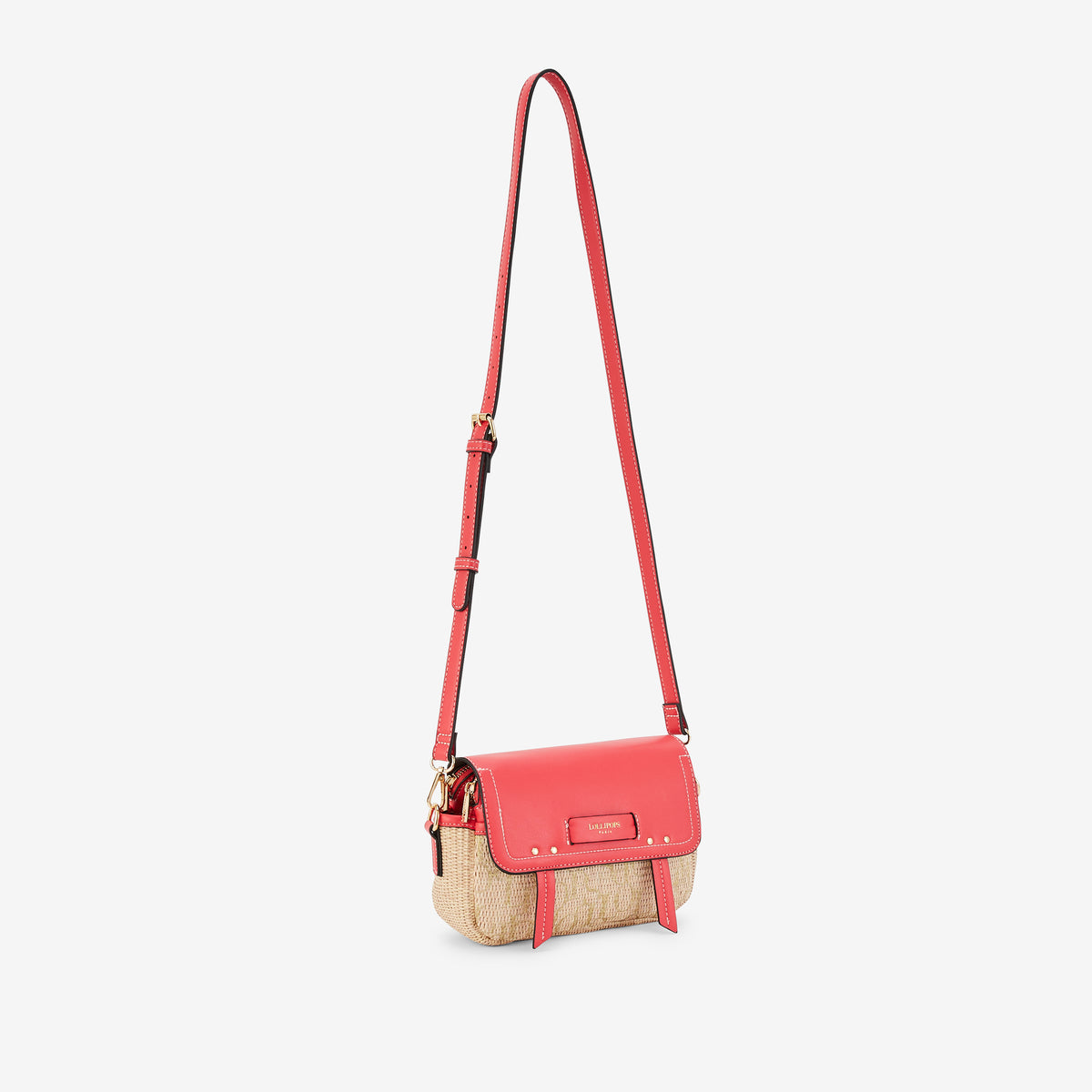 Sac porté épaule corail Primavera