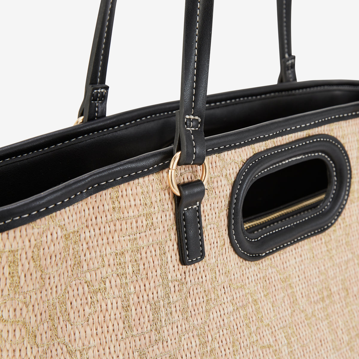 Sac shopper L noir Primavera