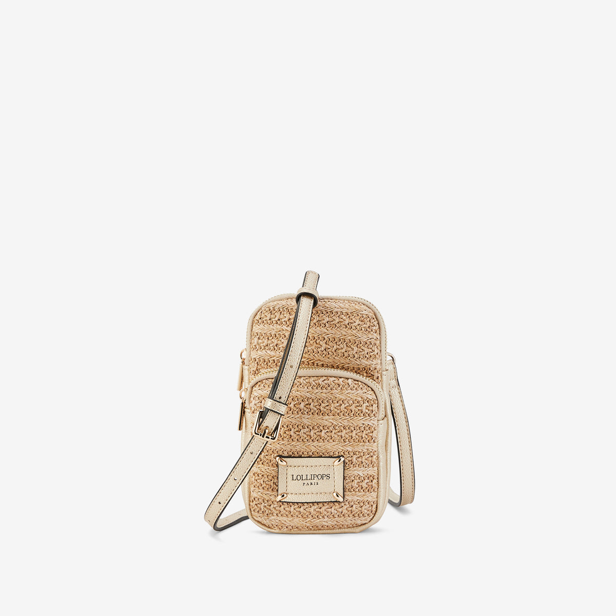 Pochette de téléphone dorée Palmira