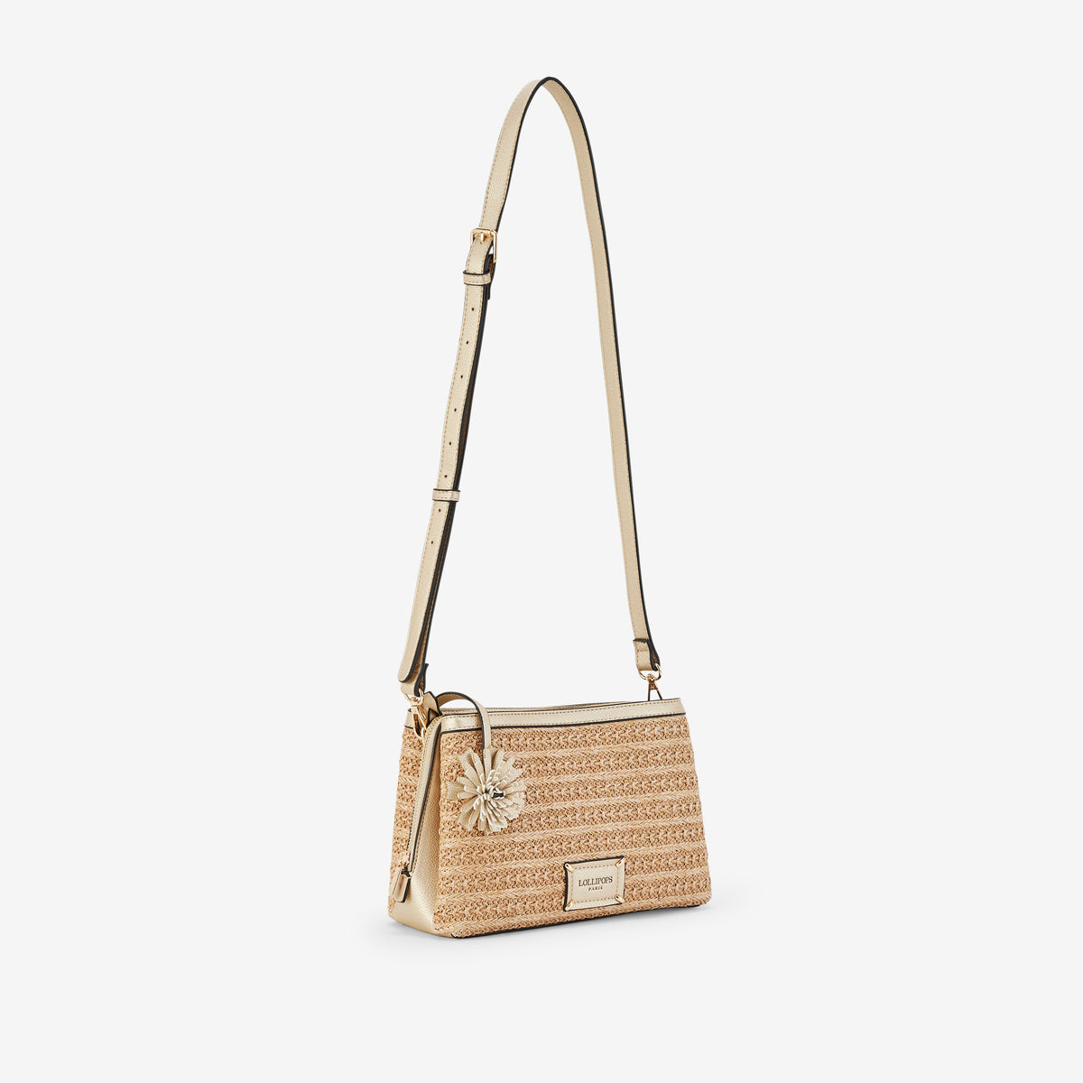 Sac multi poches doré Palmira