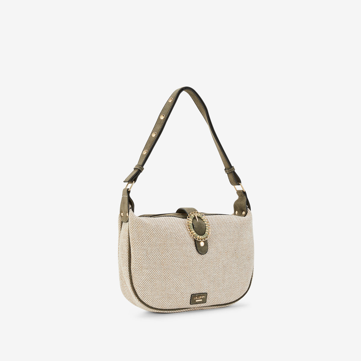 Sac porté épaule kaki Paisley