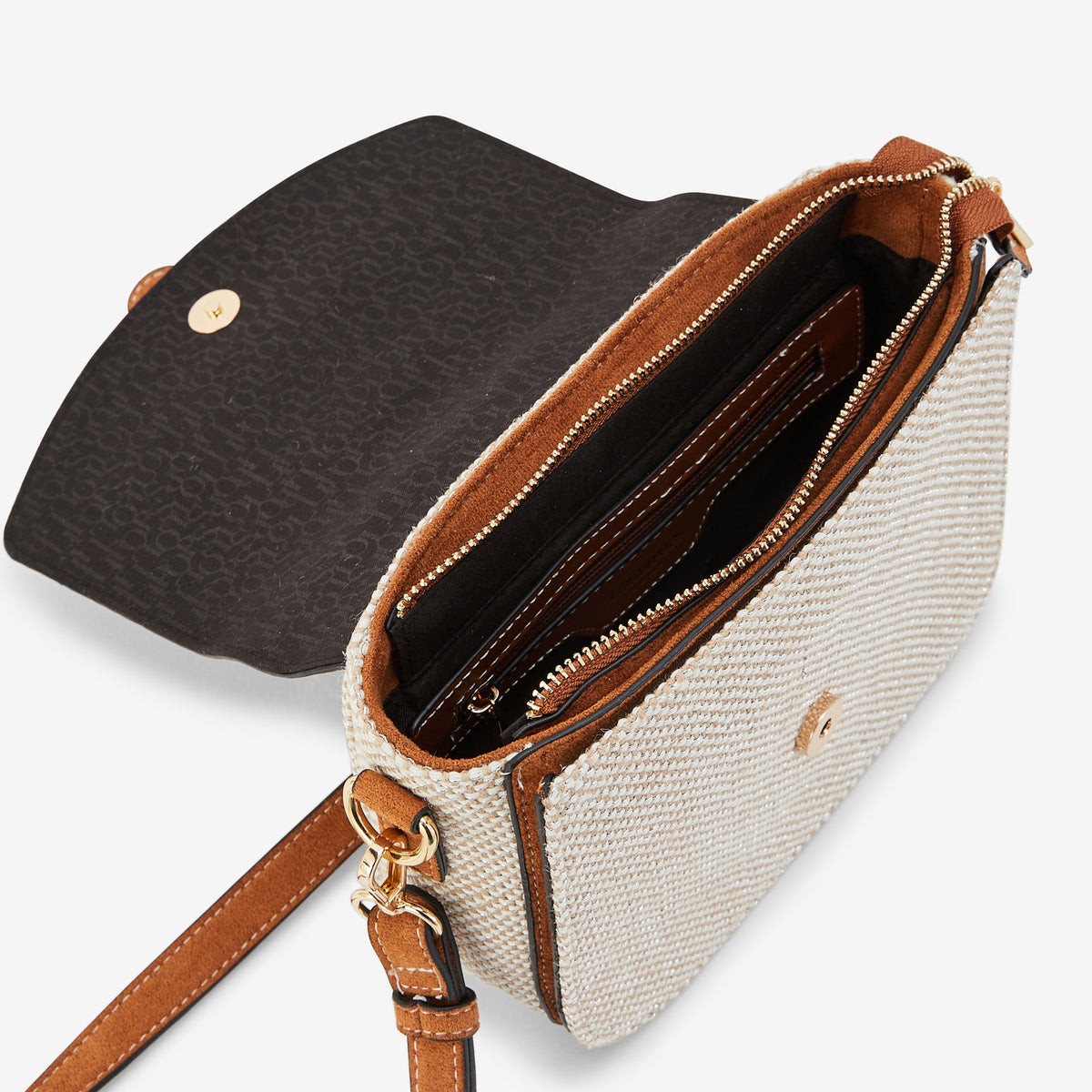 Sac porté épaule camel Paisley