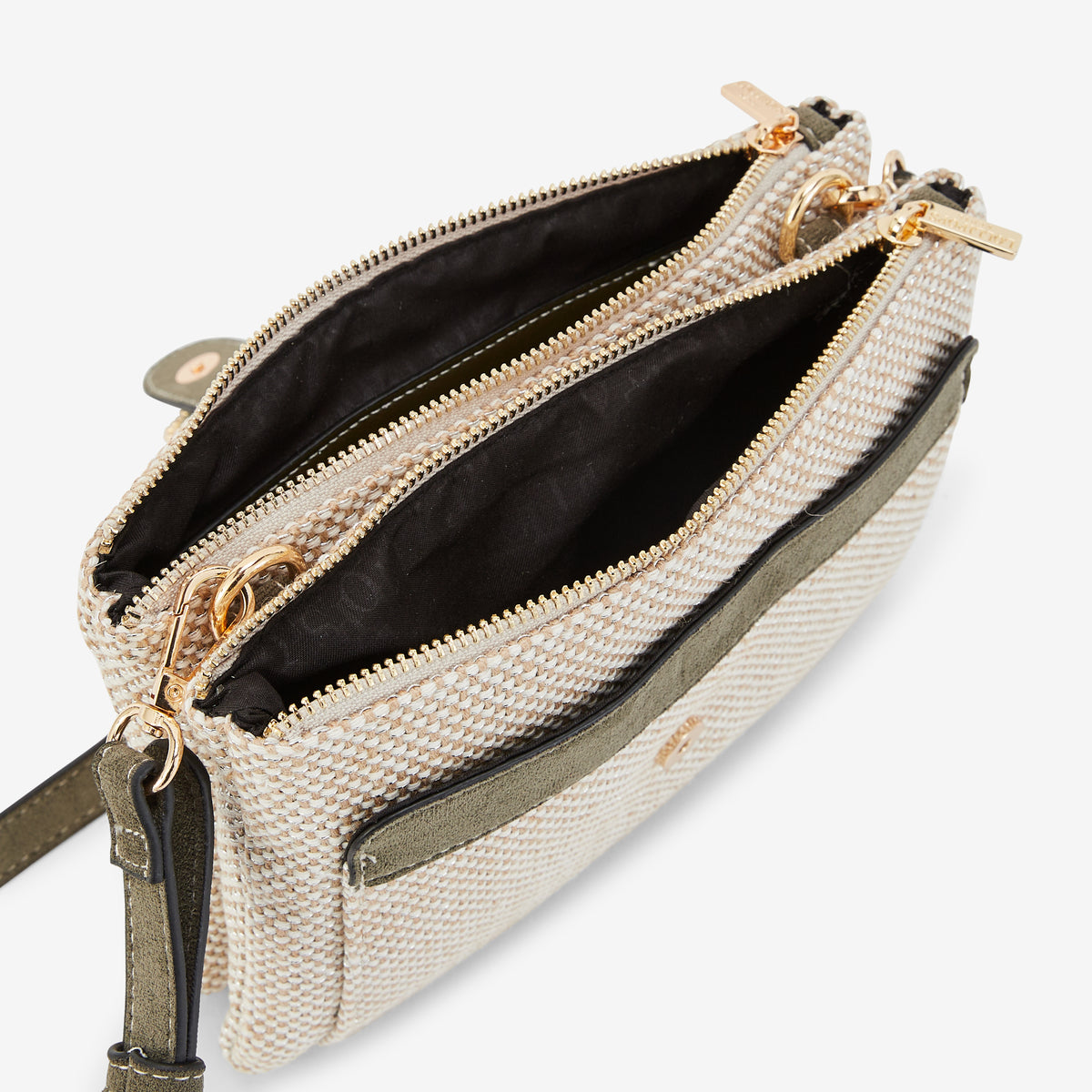 Sac multi poches kaki Paisley