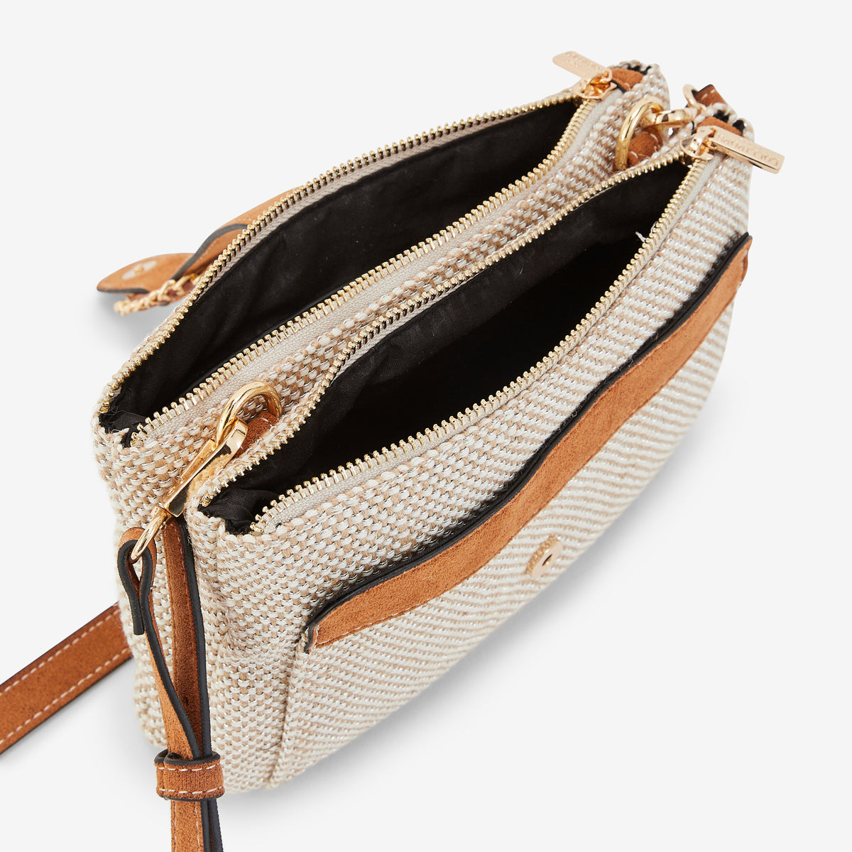 Sac multi poches camel Paisley