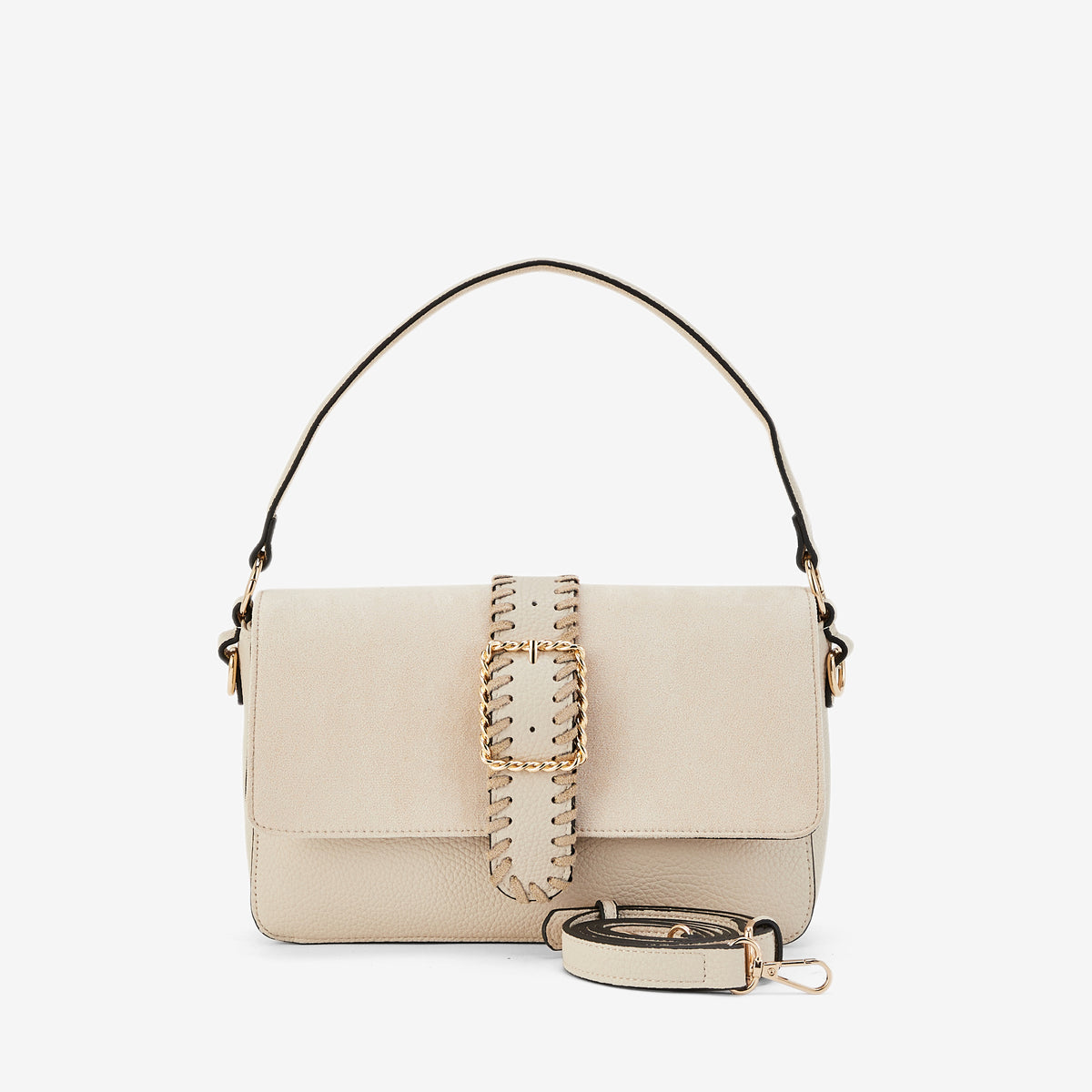 Sac porté épaule ivoire Phiby