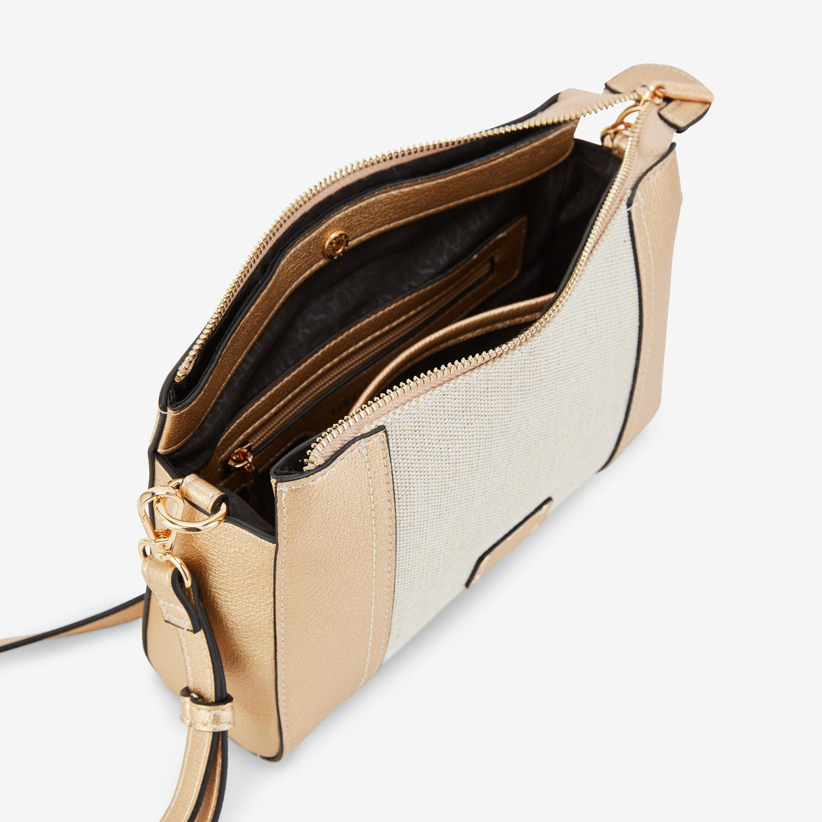 Sac multi poches doré Patrizia