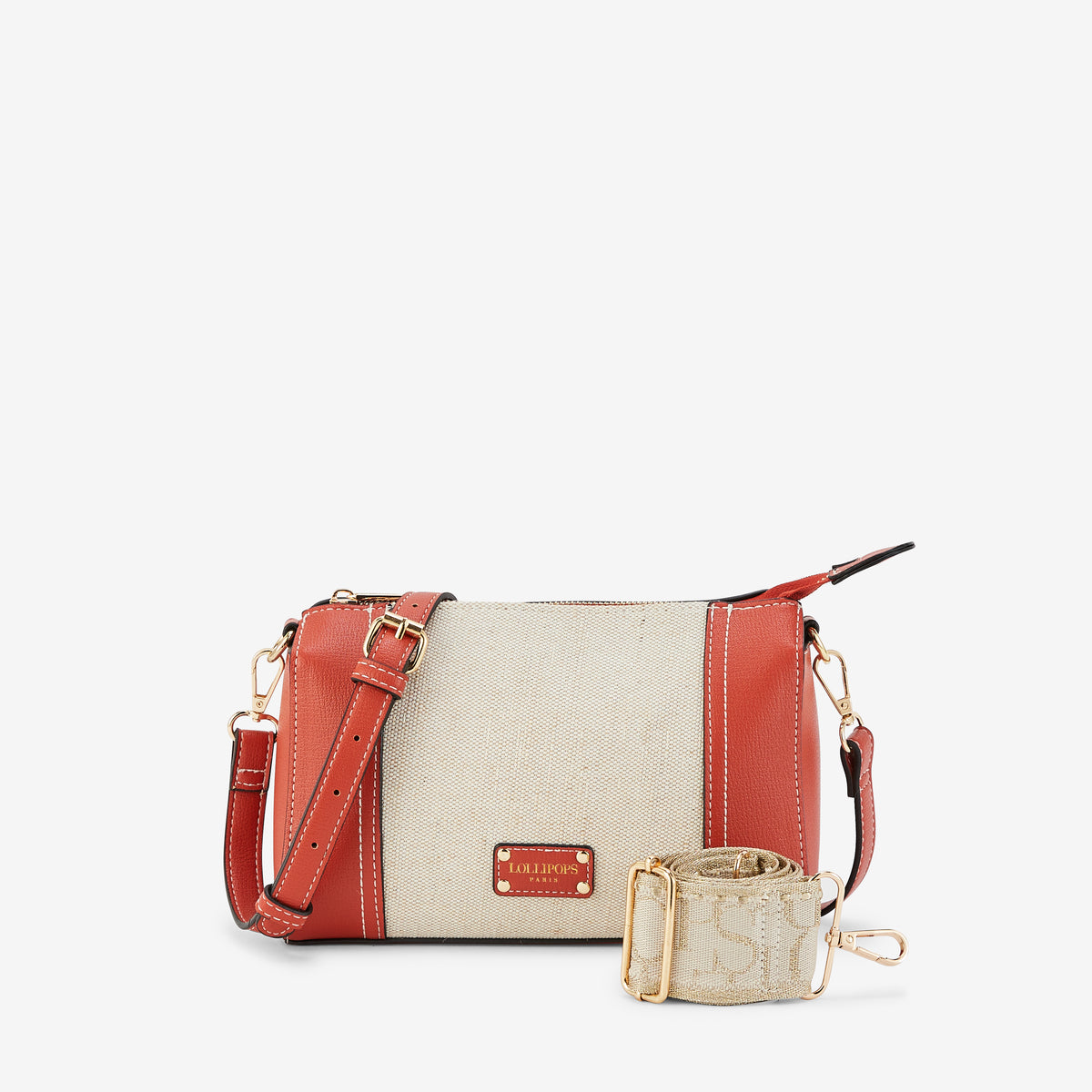 Sac multi poches brique Patrizia