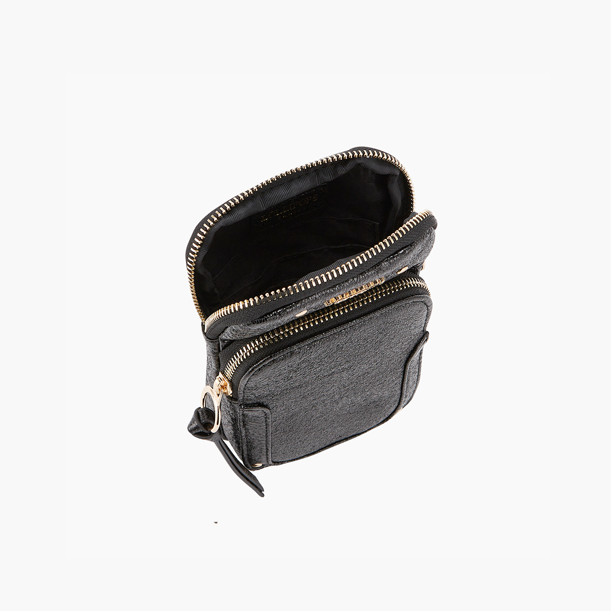 Pochette de téléphone noire Pasqua