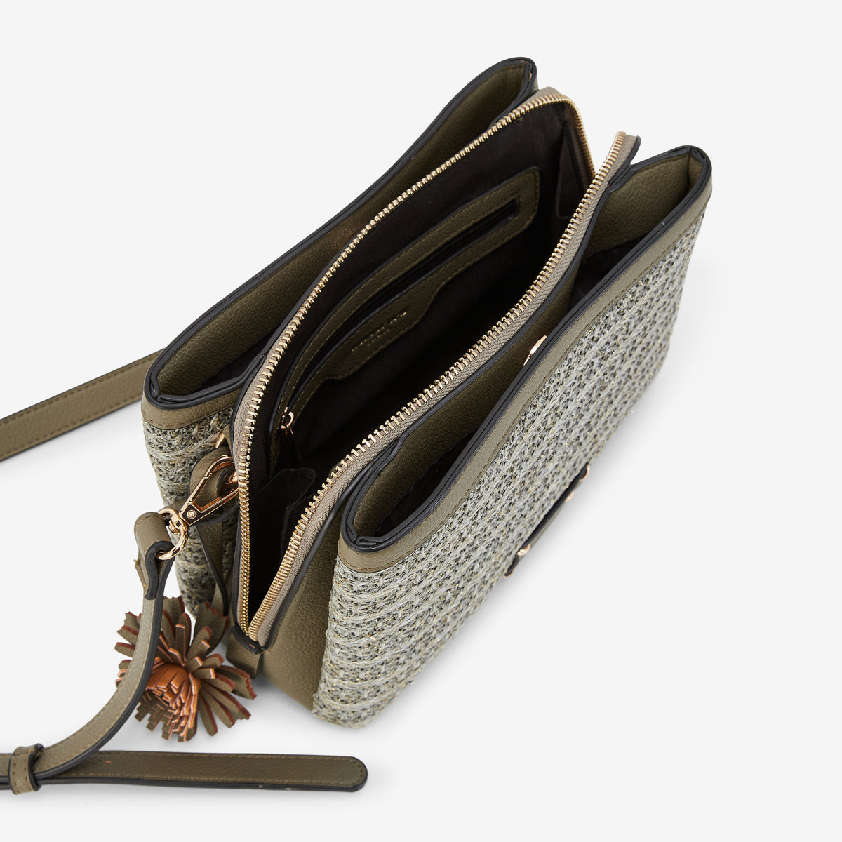 Sac multi poches kaki Palmira