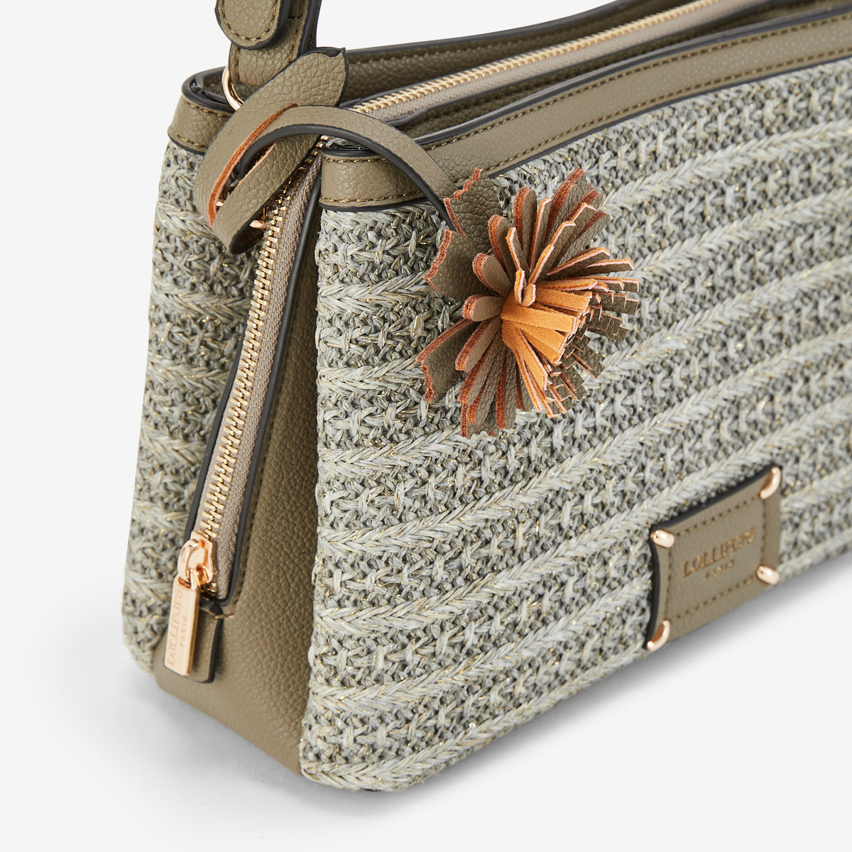 Sac multi poches kaki Palmira