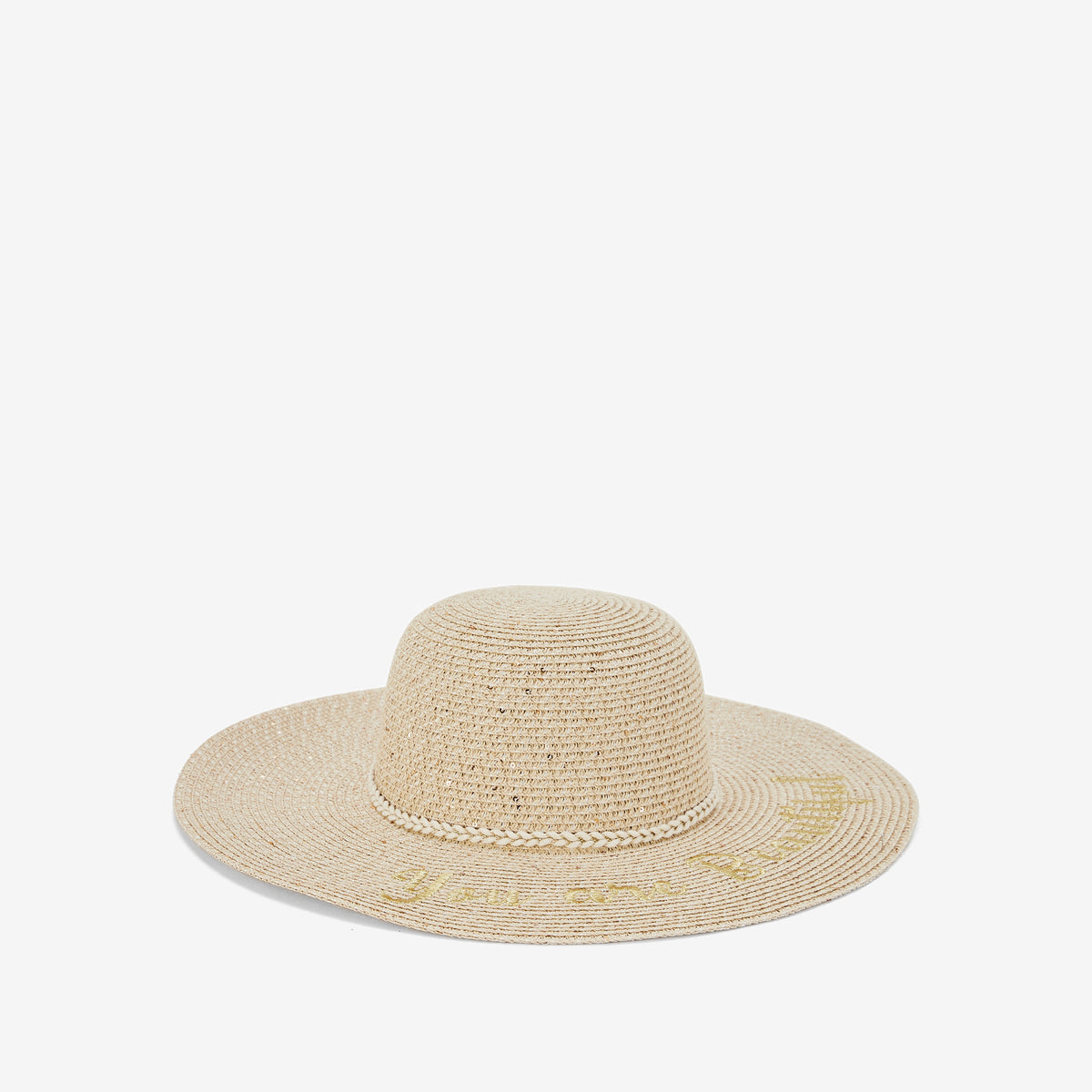 Chapeau écru P-Nakato