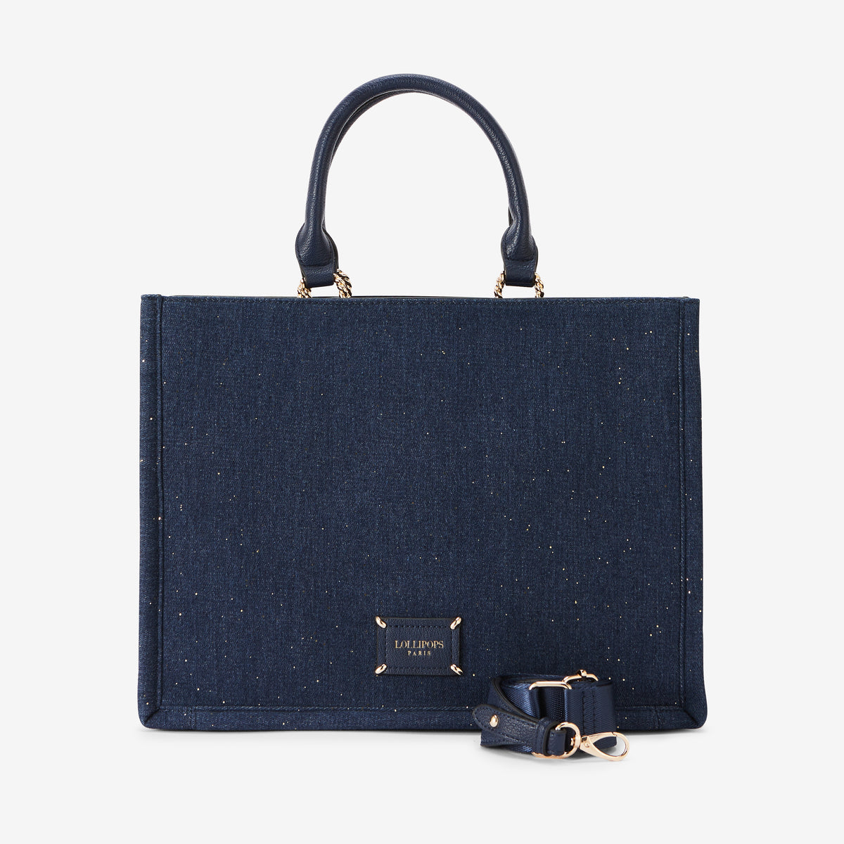 Grand sac shopper bleu Rod