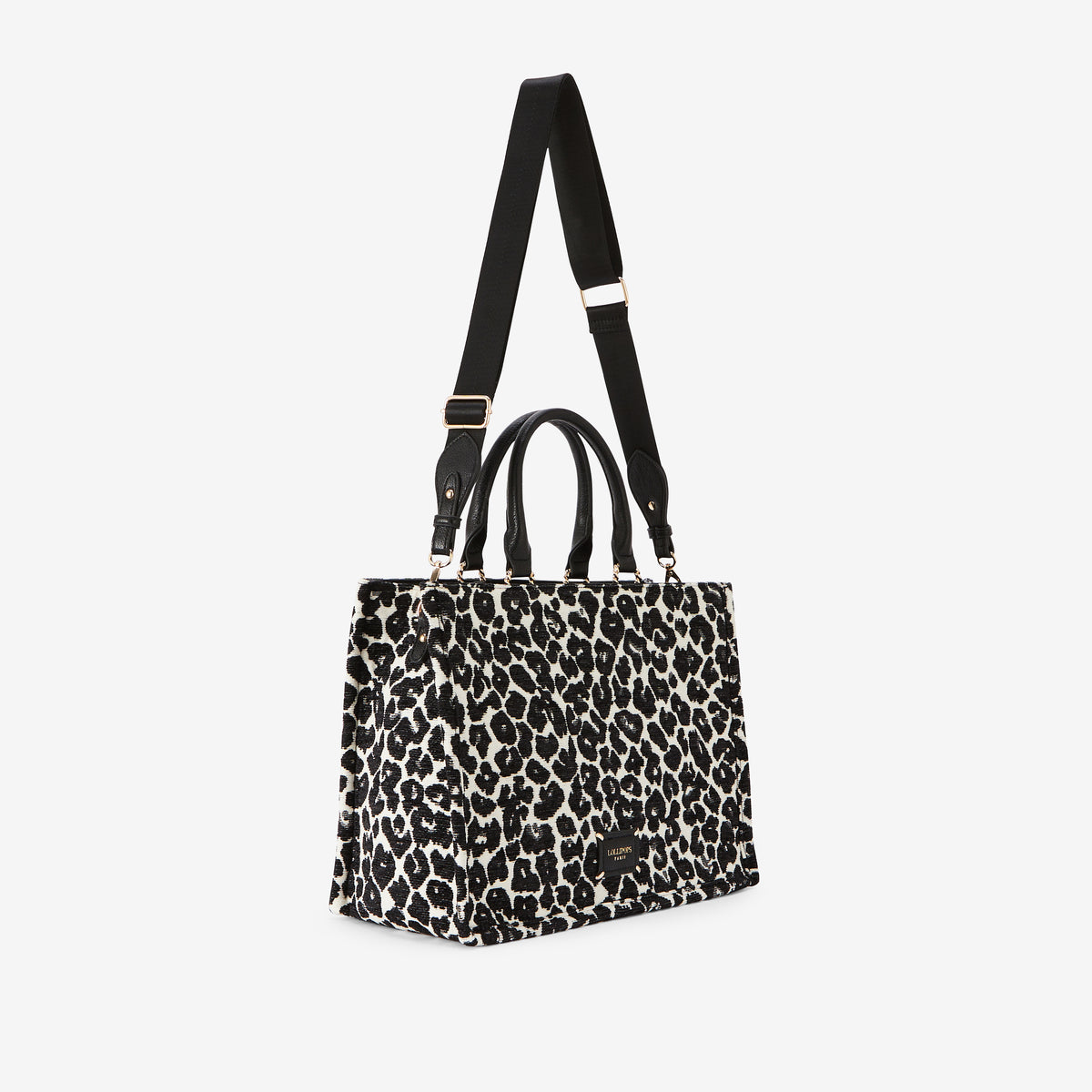 Grand sac shopper noir Rod
