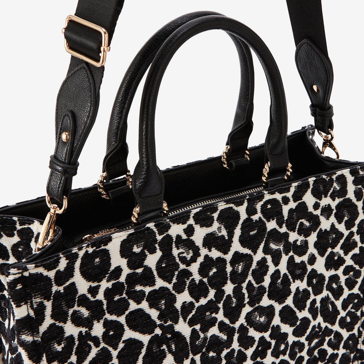 Grand sac shopper noir Rod