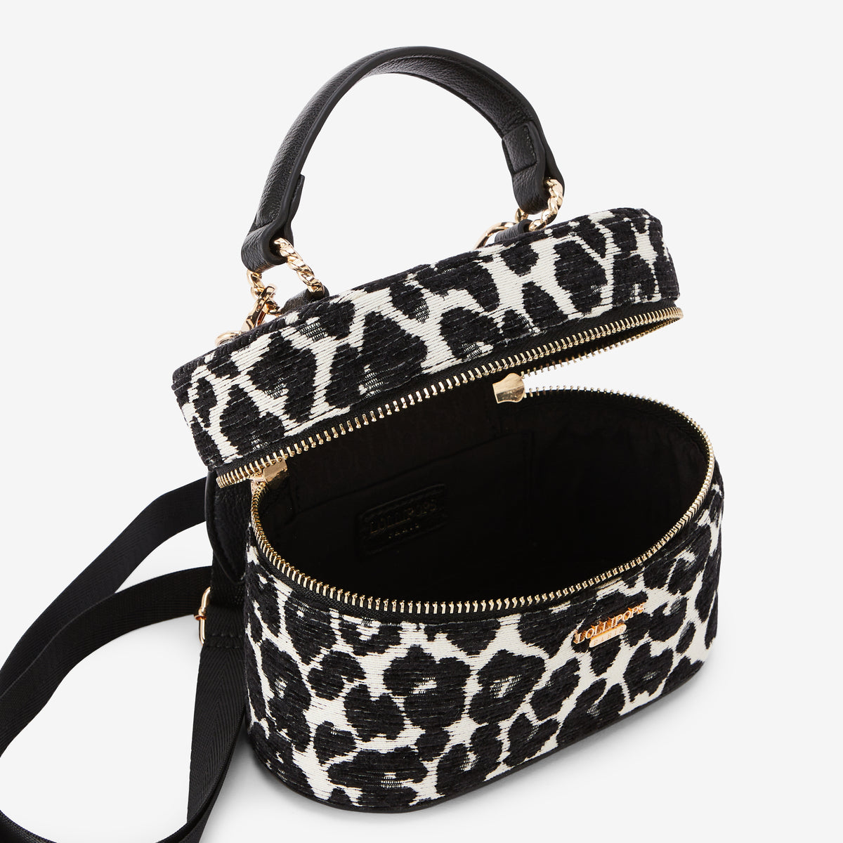 Petit sac porté épaule noir Rod