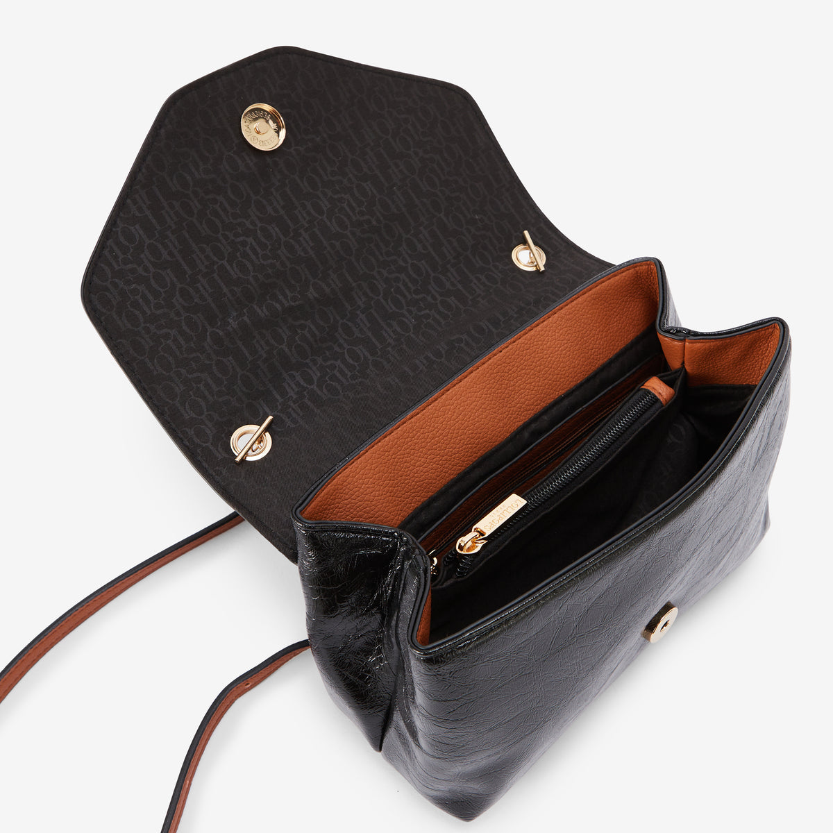 Petit sac porté épaule noir Rody