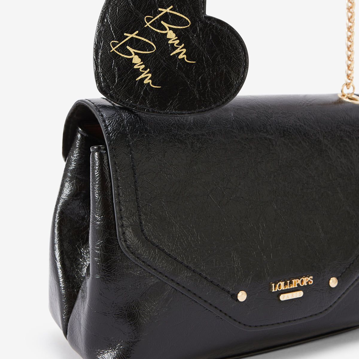 Petit sac porté épaule noir Rody