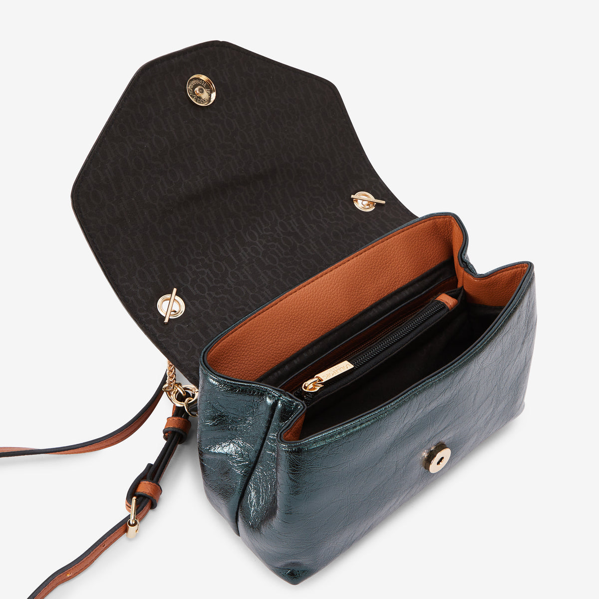 Petit sac porté épaule vert Rody