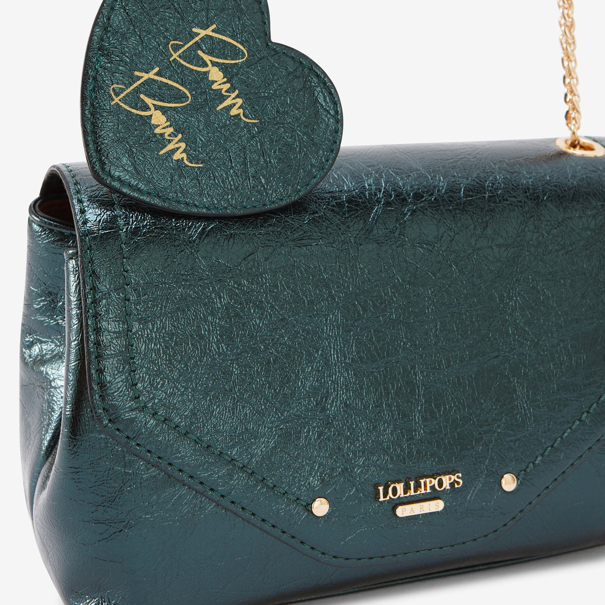 Petit sac porté épaule vert Rody