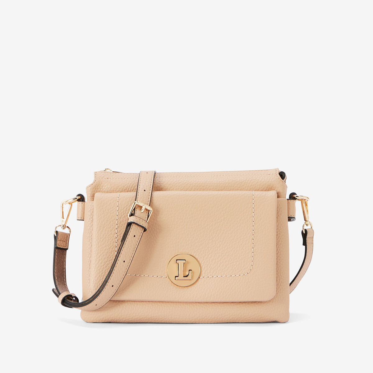 Sac multi poches M beige Rosabelle
